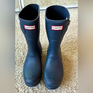 Hunter rain boots. Short. Size 10. Worn one time